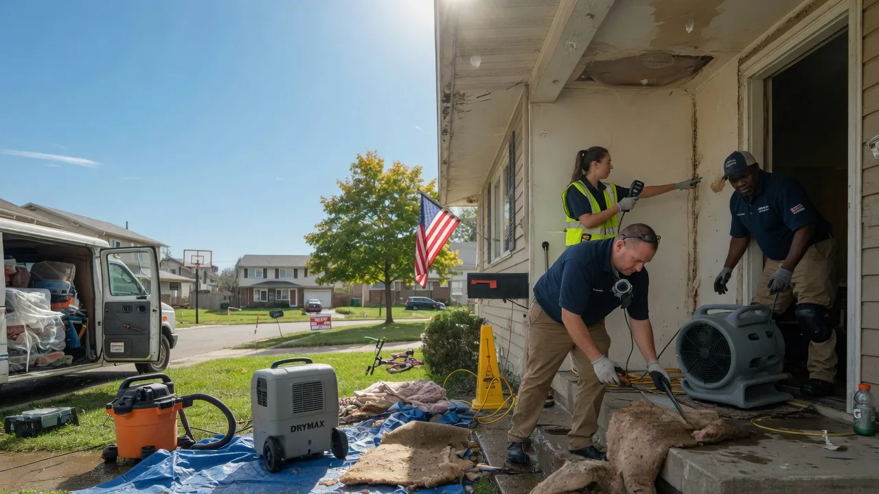 Water Damage Restoration in Burlington, KS near me